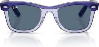 Ray-Ban Sunglasses Rj9140 S 721280 Transparent Blue/Dark Blue Kids