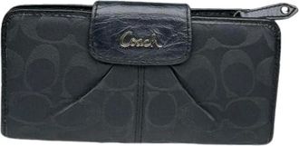 Coach Pre-owned Wallets, female, Black, Size: ONE SIZE Pre-owned Wallet