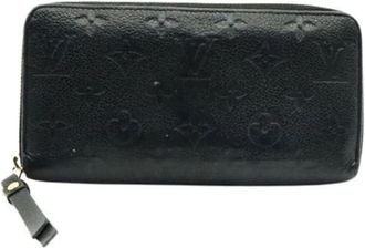 Louis Vuitton Infini Navy Monogram Empreinte Long Wallet (Bi-Fold) (Pre-Owned)