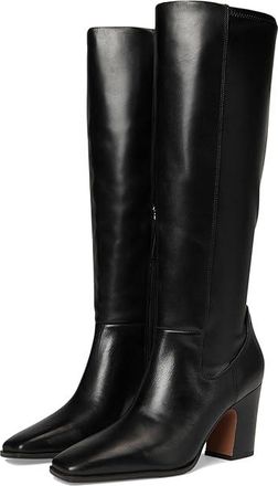Franco Sarto Jonie Wide Calf Womens Boots Black Wc : 6.5 M, Leather