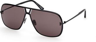 Tom Ford FT1204 STAVROS 01A Mens Sunglasses Black Size 63