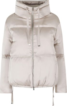 Herno Chantilly High Neck Elastic Waistband Polyester Down Jacket