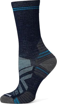 Smartwool Hike Targeted Cushion Crew Socks Womens Crew Cut Socks Shoes Deep Navy : LG (Womens Shoe 10-12.5), Merino/Mesh/Nylon