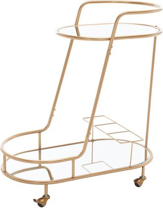 Safavieh Midas 2 Tier Oval Bar Cart
