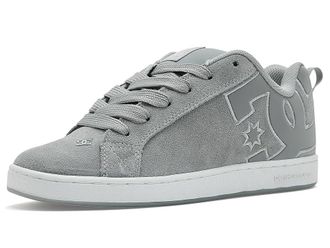 DC Court Graffik SD Womens Shoes Grey/Silver : 10.5 B - Medium, Leather