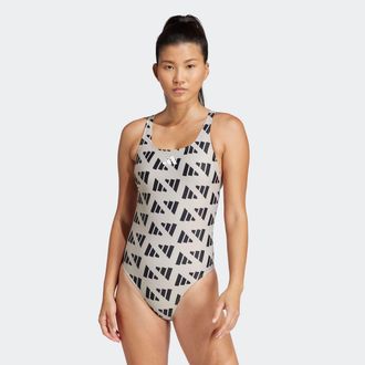 adidas Badeanzug ADIDAS PERFORMANCE BRD GRX ST, Damen, Gr. 34, N-Gr, beige (wonder beige, schwarz), Obermaterial: 78% Polyamid, 22% Elasthan, Badeanz&uuml;ge Bade