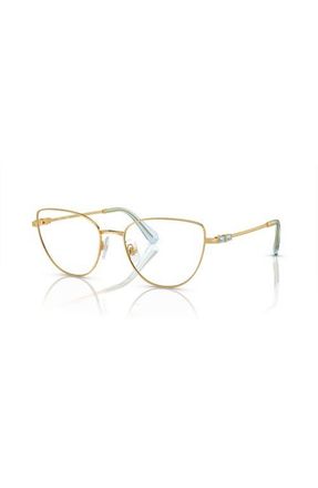 Swarovski 55mm Cat Eye optical glasses in Gold at Nordstrom