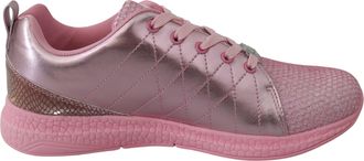Plein Sport Pink Blush Polyester Runner Gisella Sneakers Womens Shoes