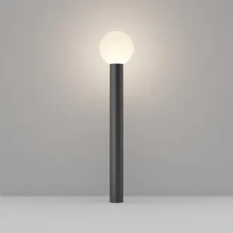 Maytoni Lampada Da Terra Moderna Per Esterno Alluminio Nero 1 Luce E27 60w Ip54 A++