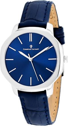 Christian Van Sant Womens Blue dial Watch