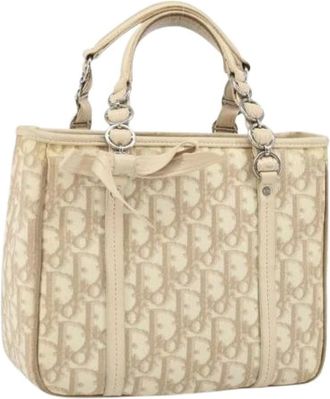 Dior Pre-owned Handbags, female, Beige, Size: ONE SIZE Pre-owned Vintage Hand Bag