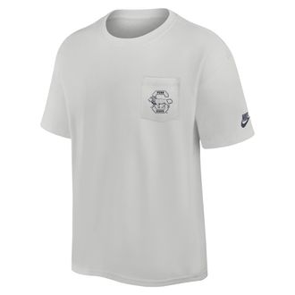 Nike Penn State Legacy Max90 Pocket 2-Hit Nike Mens College T-Shirt in Grey | 01GC0BBPSV-E3Q
