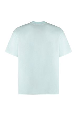 Bottega Veneta Cotton Crew-Neck T-Shirt - Light Blue