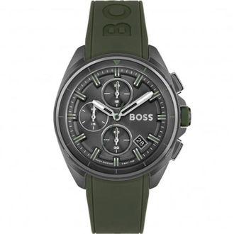 HUGO BOSS Volane Chronograph - unisex - Accessoires - Groen - Maat: ONE Size