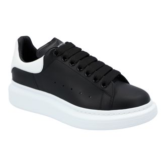 Alexander McQueen Alexander Mcqueen Womens Oversized Sneaker Larry in Black/white Leather - Size 39.5 EU/IT