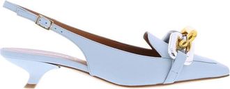 Paris Punk Mary Jane Nappa Chain Schoenen - Dames - Pumps - Blauw - 40 EU - Schoenen