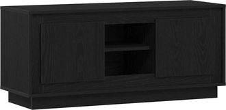 vidaXL Gabinete de TV Roble Negro 102 x 35 x 45 cm vidaXL