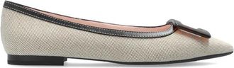 Roger Vivier Gommettine Ballerinas - Dames - Ballerinas - Beige - 40 EU - Leer - Schoenen