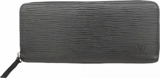 Louis Vuitton Noir Long Wallet (Bi-Fold) (Pre-Owned)