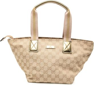 Gucci Pre-owned Gucci GG Canvas Web Tote Unisex SX2XB153PYTIK14Y