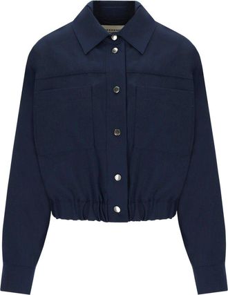 Weekend by Max Mara GIACCA CAMICIA DECANO BLU MAX MARA WEEKEND