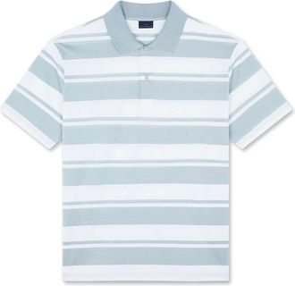 Paul & Shark Tops, Heren, Veelkleurig, XL, Katoen, Gestreept poloshirt