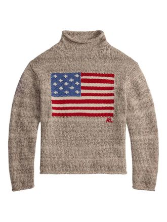 Polo Ralph Lauren Maglione a collo alto - Marrone