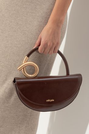 Cult Gaia Handbag Azariah, Womens, Brown