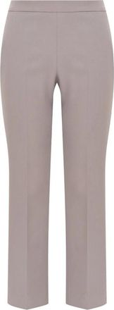 Maliparmi Sleek Matte Trouser - Dames - Slim Fit Broeken - Grijs - L - Polyester - Broeken
