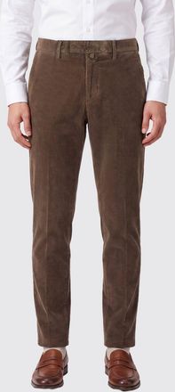 BRIGLIA 1949 Pantaloni chino slim fit in velluto di cotone