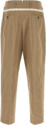 Maison Margiela Cotton Trousers - Beige