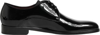 Dolce & Gabbana Derby Geklede Schoenen - Heren - Nette schoenen - Zwart - 38 1/2 EU - Leer - Schoenen