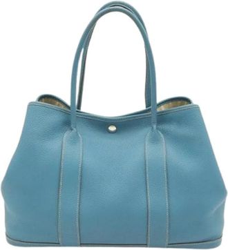Herm&egrave;s Pre-owned Garden Party PM Negonda Tote Bag - Pre-owned - Mujer - Azul - ONE SIZE