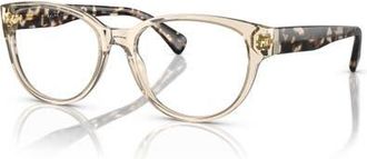 Ralph Lauren 54mm Oval optical glasses in Brown at Nordstrom