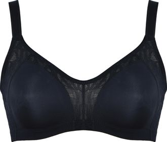 Naturana Minimizer-BH NATURANA Minimizer, Damen, Gr. 100, Cup B, schwarz, Obermaterial: 81% Polyamid, 19% Elasthan. Spitze: 64% Polyamid, 36% Elasthan, unifarb