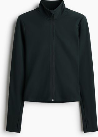 H&M Sportshirt mit SoftMove - Dunkelgr&uuml;n