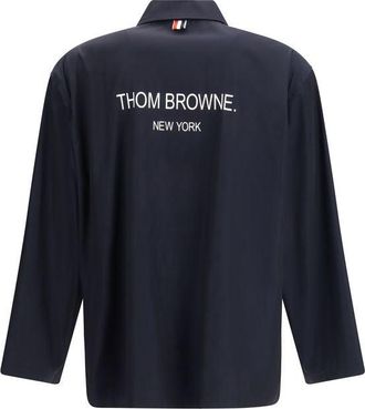 Thom Browne Packable Polyester Jacket - Navy