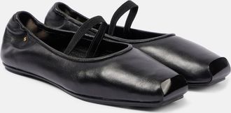 Tory Burch Runway leather ballet flats