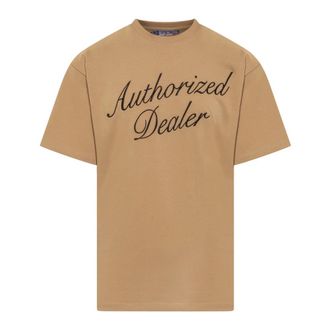 Just Don T-Shirts, male, Beige, Size: XS Crewneck T-Shirt