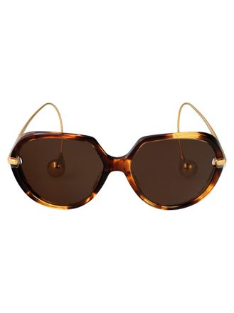 Bottega Veneta Geometrical Sunglasses Bv1436 S 002