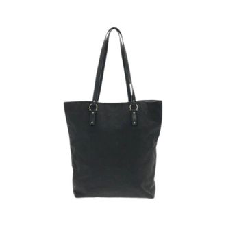 Ferragamo Pre-owned Canvas Schoudertas - Dames - Pre-owned - Zwart - Maat: ONE Size
