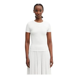 Marine Serre Donna, Top, Bianco, M, new