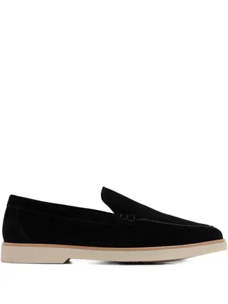 Magnanni suede loafers - men - Calf Suede/Rubber/Calf Leather - 45 - Black