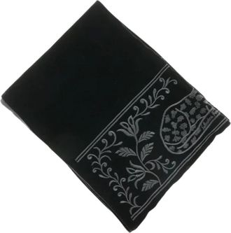 Ferragamo Pre-owned Scarves, female, Black, Size: ONE SIZE Pre-owned Silk scarves