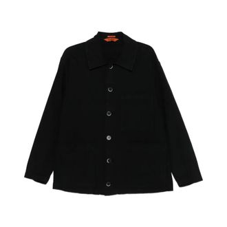 Barena Stae Garzoto Overshirt - male - Barena Venezia - Light Jackets - Black - L - Jackets