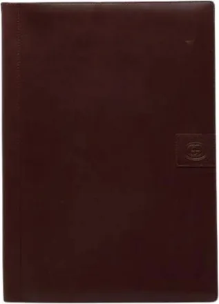 Gucci Pre-owned Document Case - Dames - Vintage Accessoires - Rood - ONE Size - Leer - Vintage
