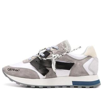 Off-white Logo Running Shoes Gray OMIA140F21LEA0010910