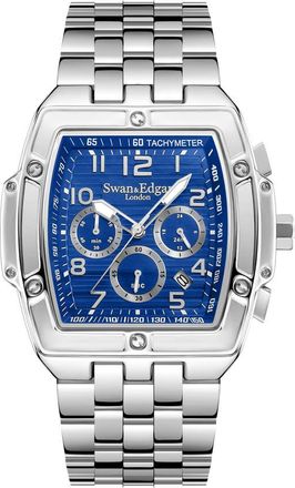 Swan & Edgar Ambassador Blue Dial Mens Watch SE0065M