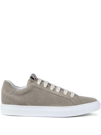 Brunello Cucinelli Brown Suede Sneakers
