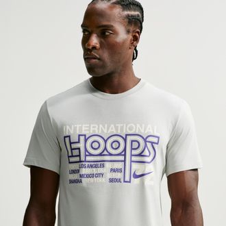 Nike Mens Basketball T-Shirt in Grey | IM5295-034